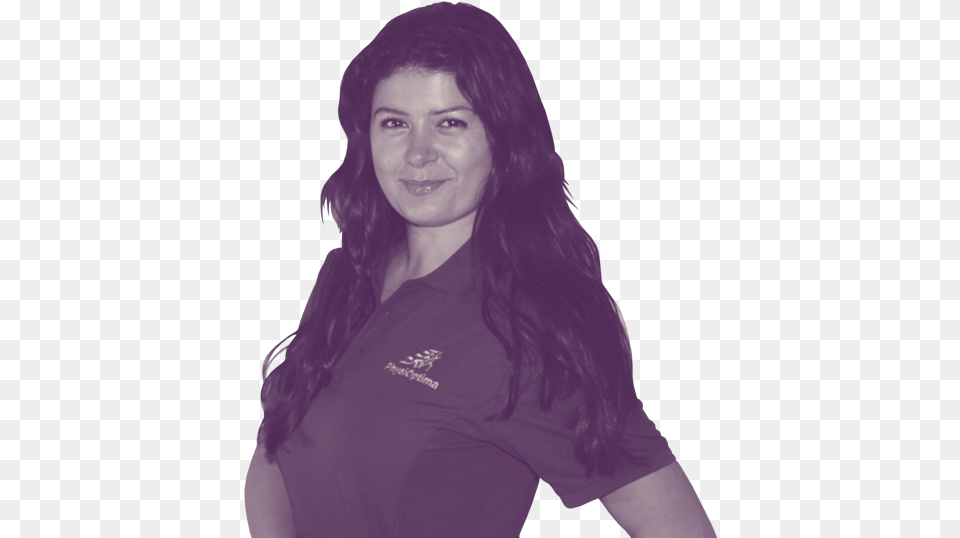 Melissa Castiel Lady, Adult, T-shirt, Smile, Purple Free Png