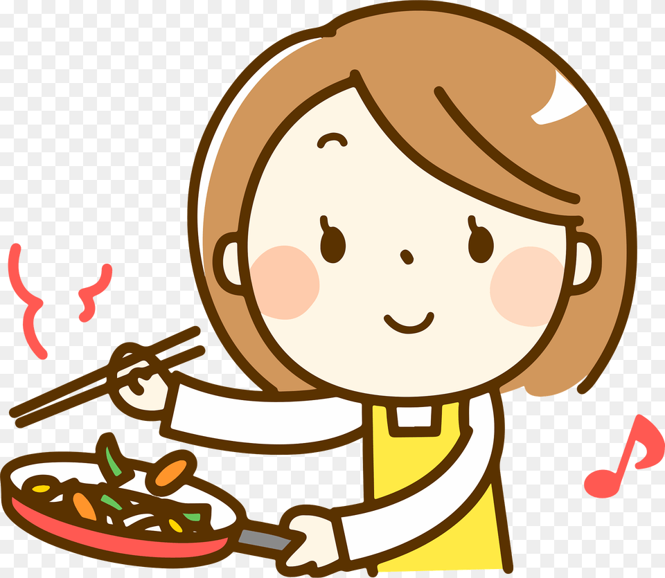 Melissa Woman Cooking Clipart, Food, Lunch, Meal, Face Free Png Download