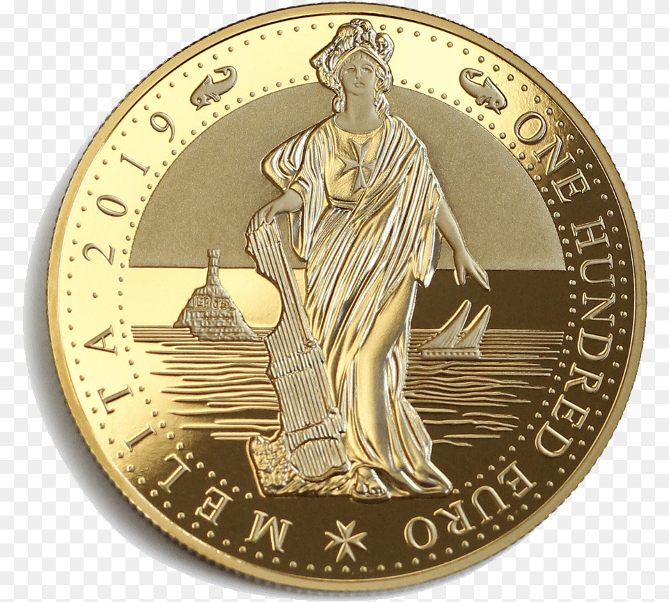 Melita Gold Coin 2019 2017 Gold Coin New Zealand, Person, Money, Face, Head Free Transparent Png