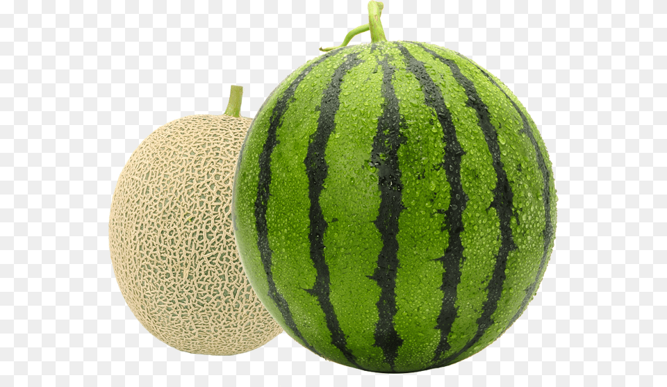 Mello Watermelon And Cantaloupe Watermelon, Food, Fruit, Plant, Produce Png Image