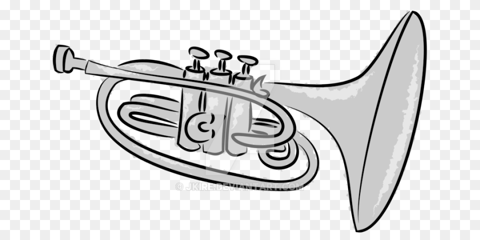 Mellophone Clip Art, Musical Instrument, Brass Section, Horn, Flugelhorn Png Image