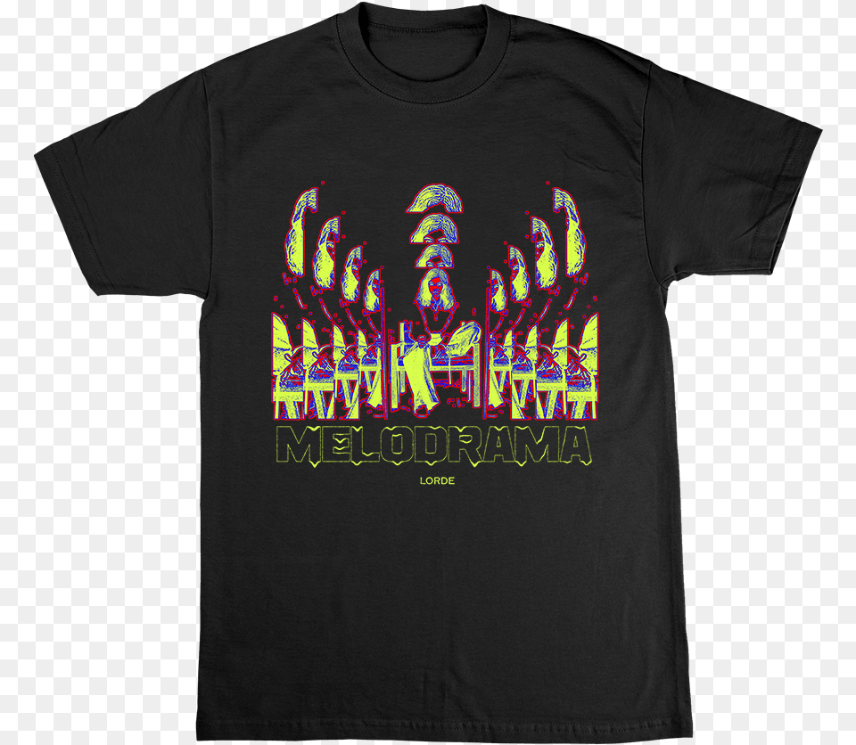Melodrama Psychedelic T Shirt Lorde Writer In The Dark Shirt, Clothing, T-shirt, Adult, Bride Png