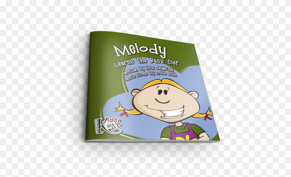 Melody Learns The Bass Clef Storybook Cartoon, Book, Publication Free Transparent Png