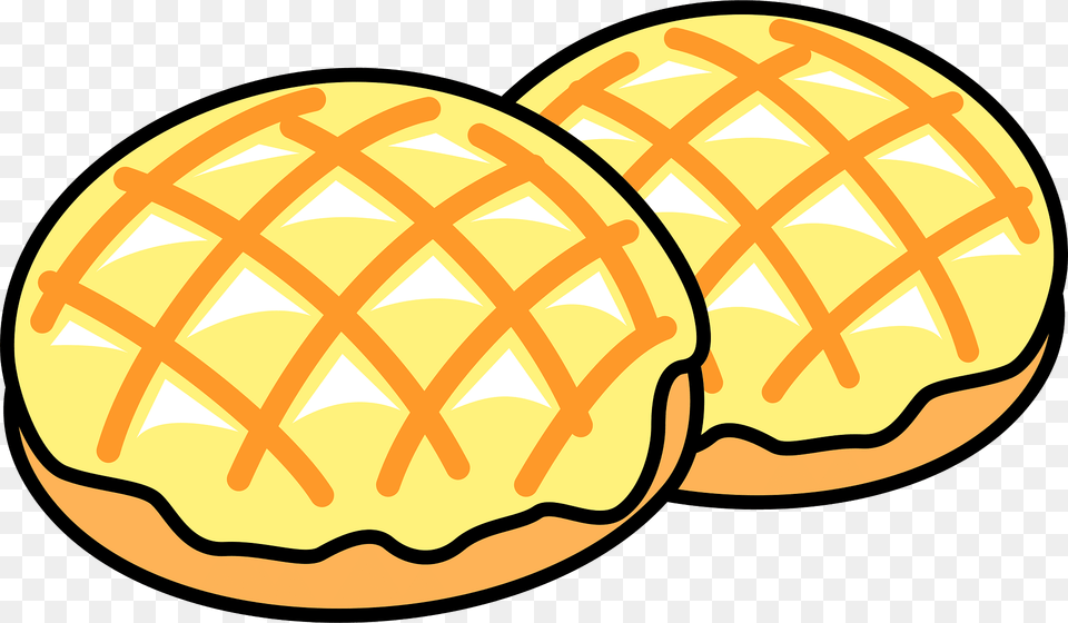 Melon Bread Food Clipart Png