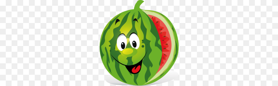 Melon Clipart Cartoon, Food, Fruit, Plant, Produce Free Png Download