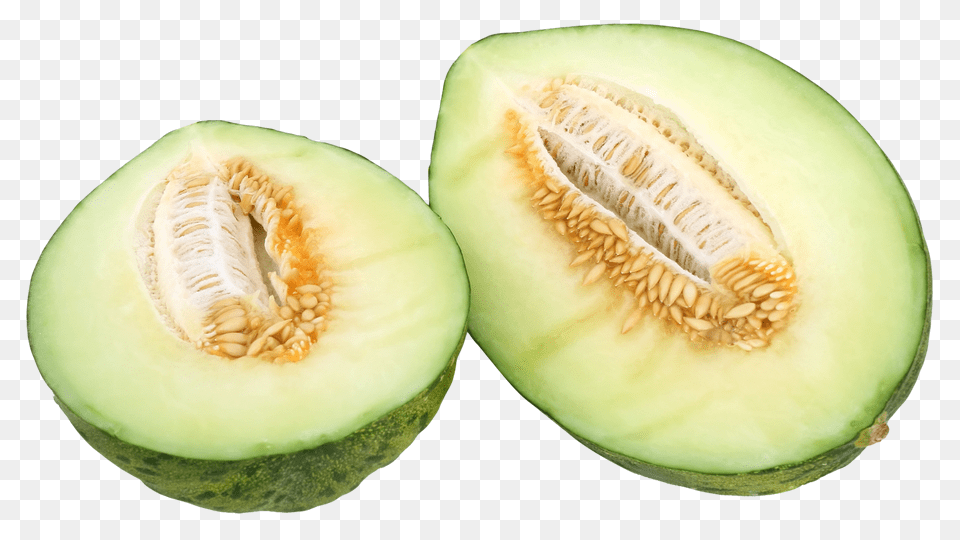 Melon Cut, Food, Fruit, Plant, Produce Png Image