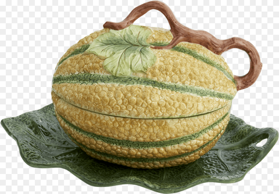Melon Tureen And Stand Honeydew, Food, Fruit, Plant, Produce Png Image