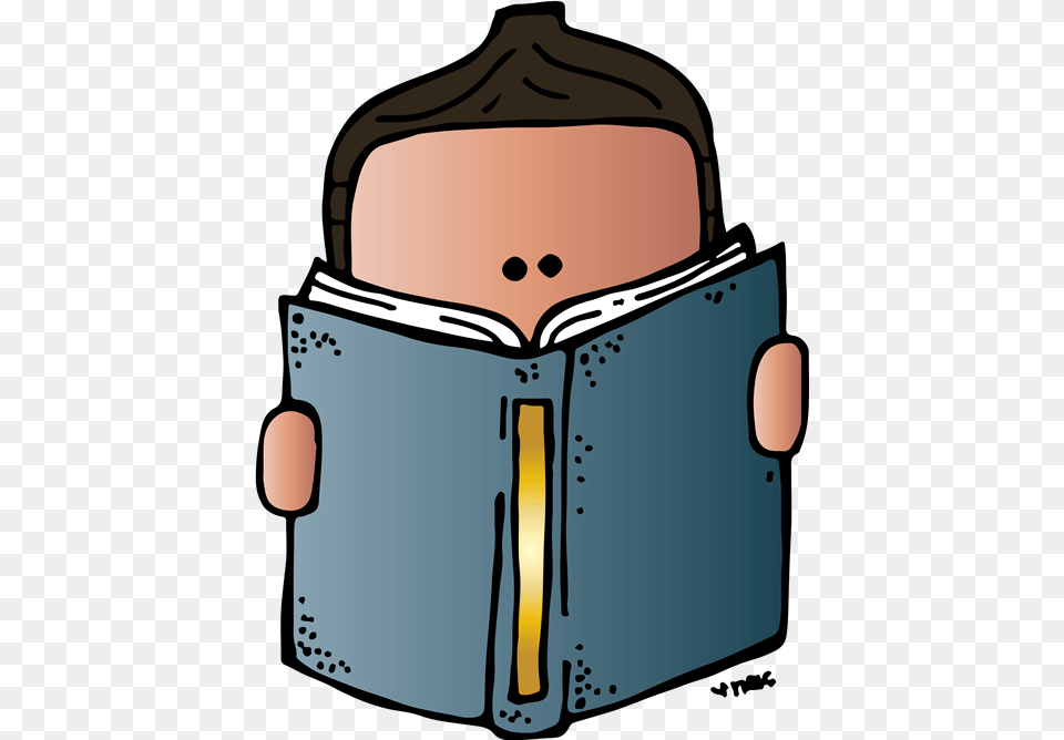 Melonheadz Book Clipart Collection, Person, Reading Free Png