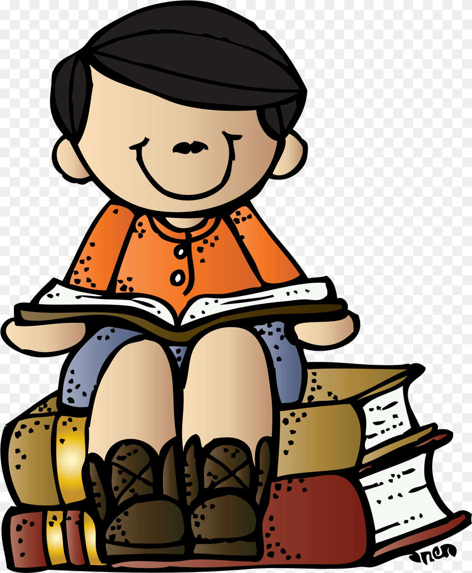 Melonheadz Clipart, Person, Reading, Book, Publication Png Image