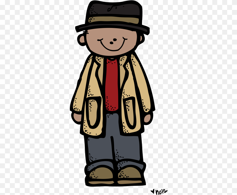 Melonheadz Detective Clipart, Clothing, Coat, Person, Face Free Png Download
