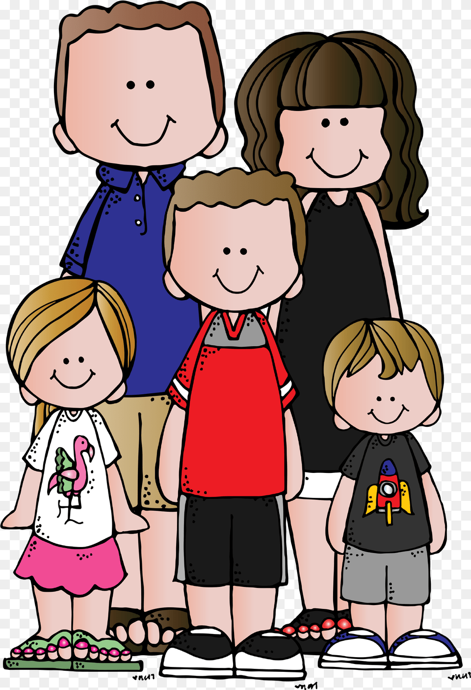 Melonheadz Family Clipart, Book, Comics, Publication, Baby Free Transparent Png