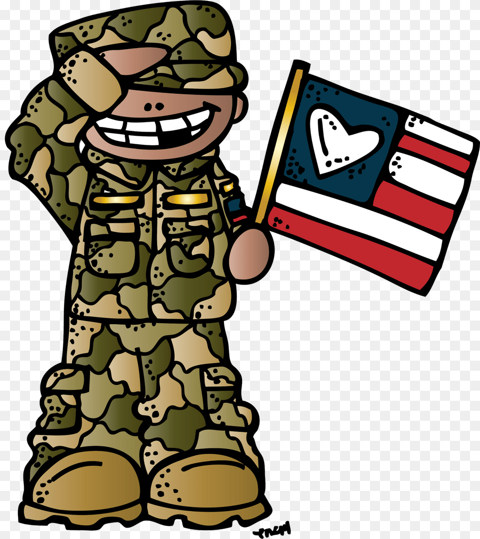 Melonheadz Illustrating Always In My Heart Clip Art, Baby, Military, Person, Military Uniform Free Png