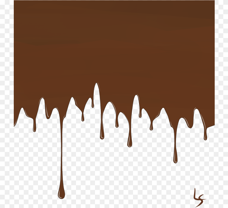 Melted Chocolate By Lis Banner Black And White Library Melted Chocolate Vector, People, Person, Outdoors Png Image