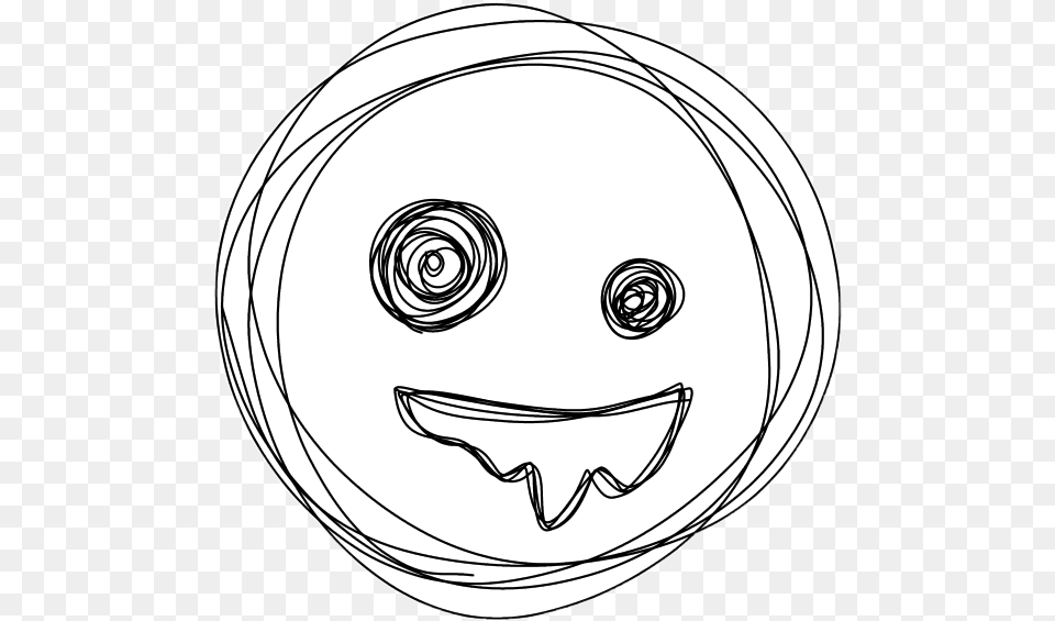 Melted Melting Face Strangers Smile Smiley Monster Melting Smiley Face, Art, Drawing, Disk Free Png Download