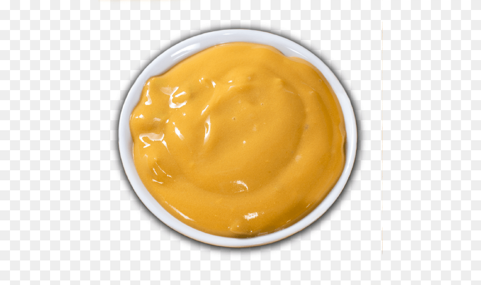 Melted Nacho Cheese, Custard, Food, Mustard, Plate Png Image