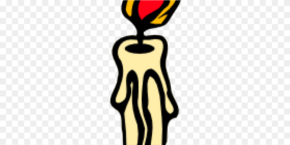 Melting Candle Clipart Clipart Of Burning Candle, Person, Plant, Tree, Weapon Free Transparent Png