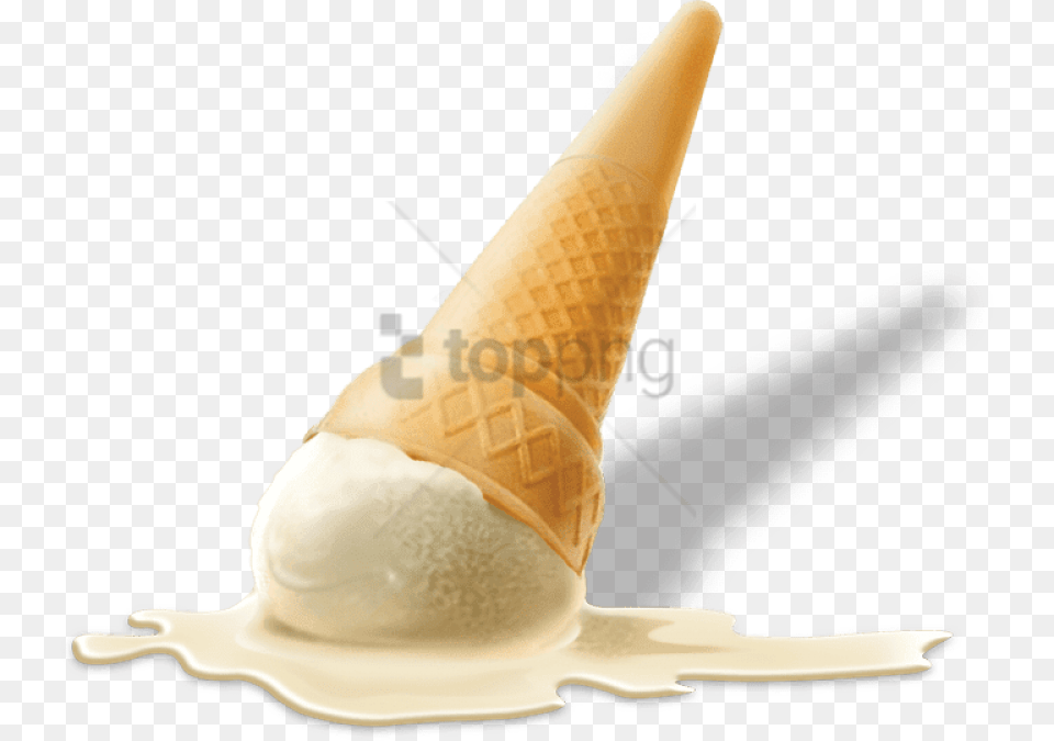 Melting Ice Cream Transparent Melting Ice Cream Melted Vanilla Ice Cream, Dessert, Food, Ice Cream, Soft Serve Ice Cream Free Png Download