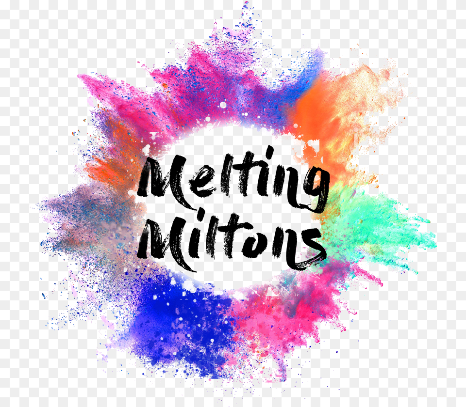 Melting Miltons Colourful Rainbow, Purple, Art, Graphics, Person Free Png Download
