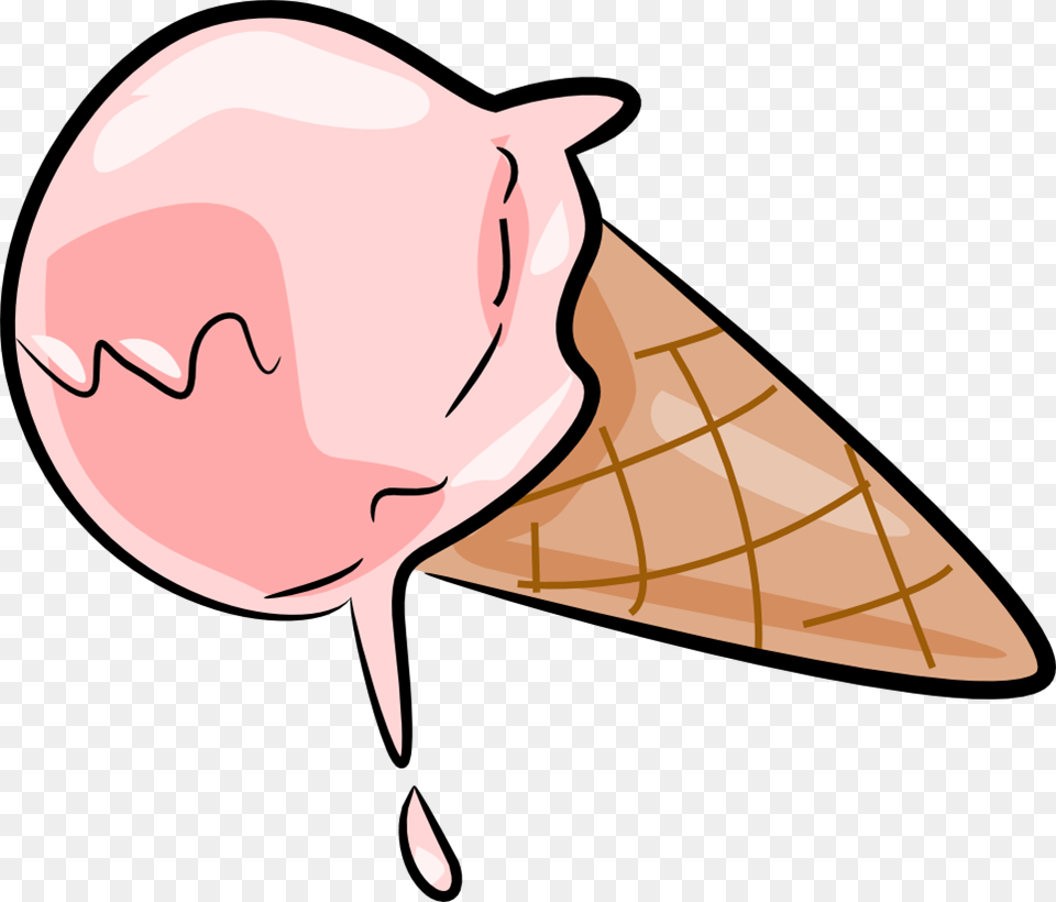 Melting Popsicle Clip Art, Cream, Dessert, Food, Ice Cream Png Image