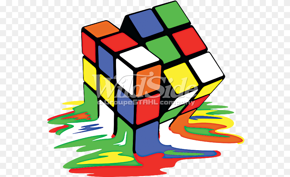Melting Rubik39s Cube Rubik39s Cube Melting, Toy, Rubix Cube Png Image