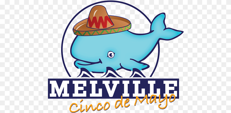 Melville Squirt Whale Logo Cinco De Mayo, Clothing, Hat, Sombrero, Animal Png Image