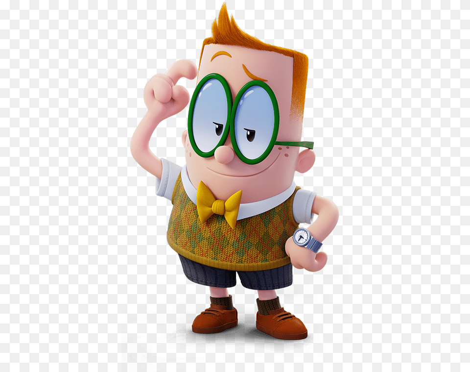 Melvin Captain Underpants, Baby, Person, Cartoon Png Image