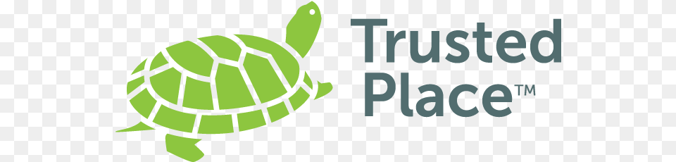 Member Benefits Trustedplace Logo, Green, Animal, Reptile, Sea Life Png Image