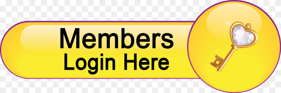 Member Login Button Portable Network Graphics, Key Free Png