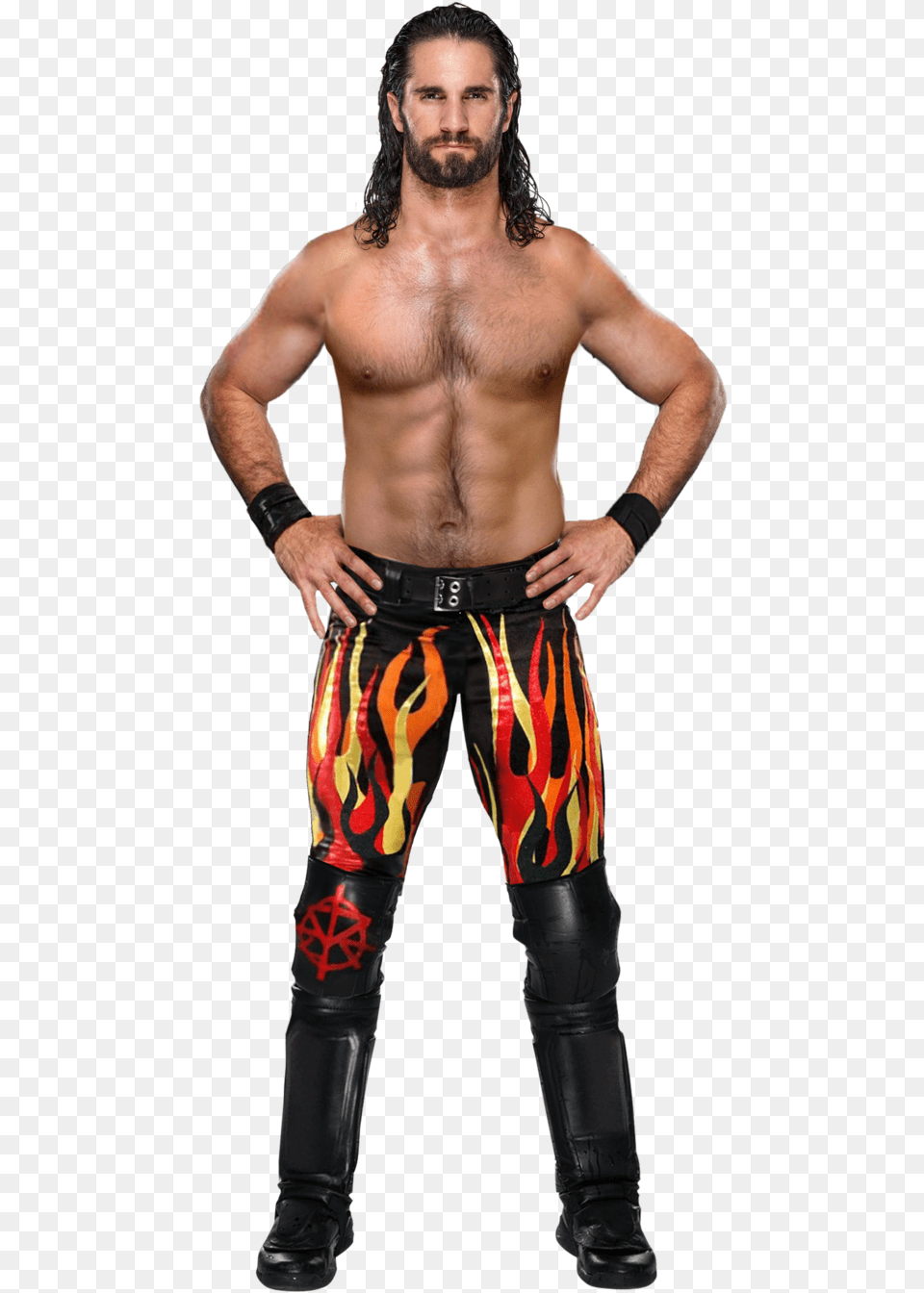 Member Of Harlem Heat Seth Rollins Seth Rollins Burn It Down Attire, Clothing, Pants, Adult, Person Png Image