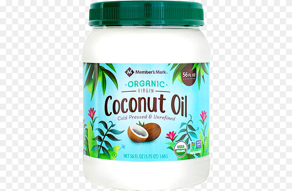 Members Mark Coconut Oil, Food, Fruit, Plant, Produce Png