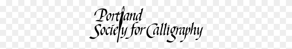 Members Portland Society For Calligraphy, Gray Free Png Download