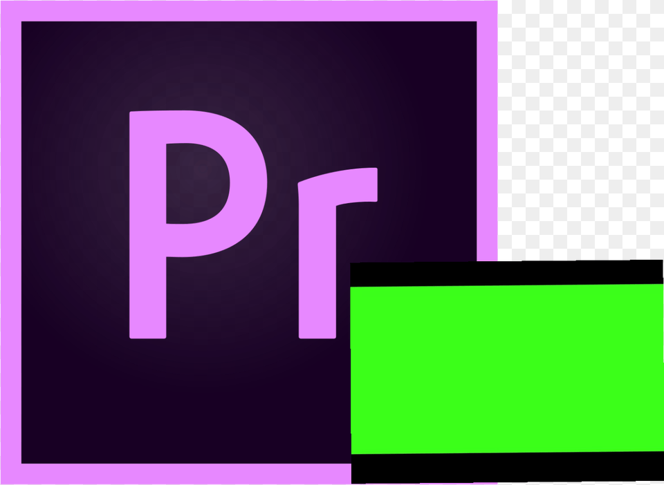 Membuat Black Bars Cinematic Film Di Adobe Premiere Adobe Premiere Symbol, Purple, Green, Number, Text Png