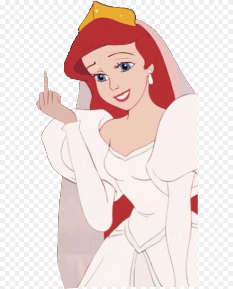 Meme Ariel Middlefinger Princess Disney Redhead Ariel Beautiful, Adult, Female, Person, Woman Png