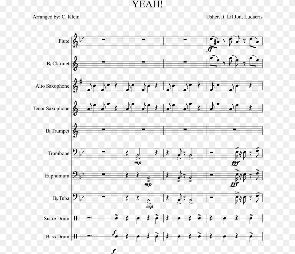 Meme Clarinet Sheet Music, Gray Png