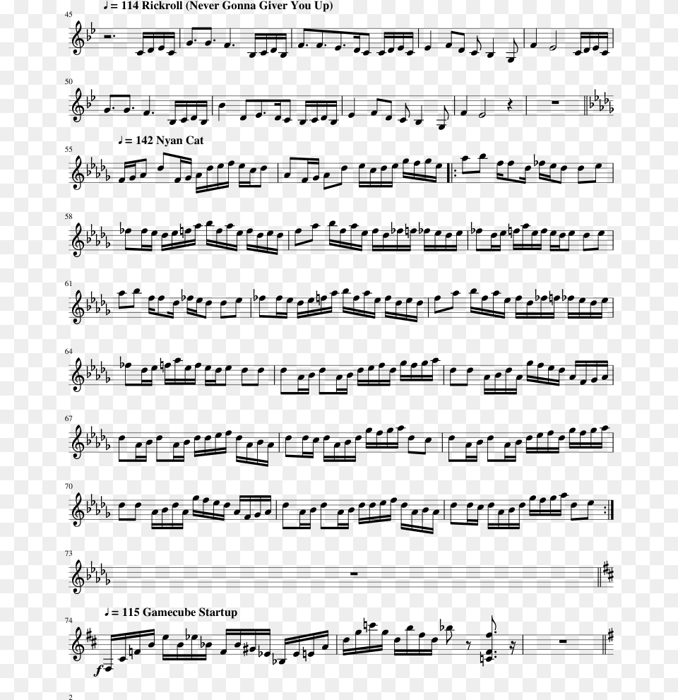 Meme Compilation Sheet Music 2 Of 7 Pages Kamasi Washington Truth Sheet Music, Gray Free Png Download