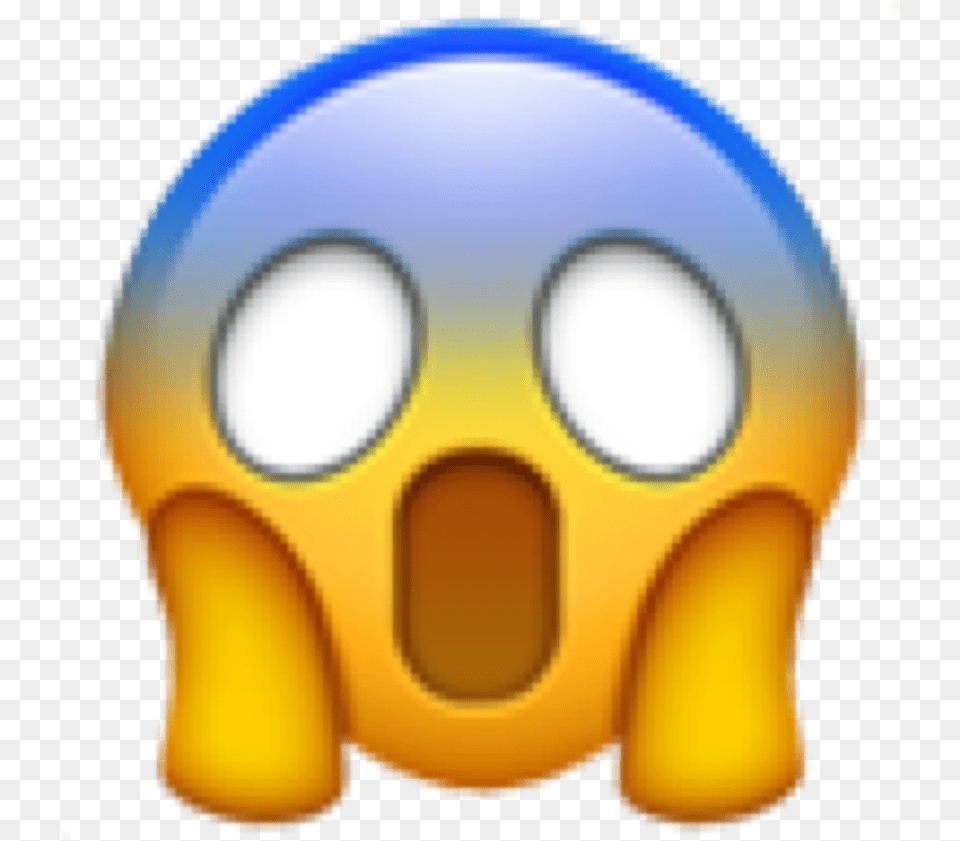 Meme Emoji Face Shock Freetoedit Cartoon, Sphere, Helmet, American Football, Football Free Png