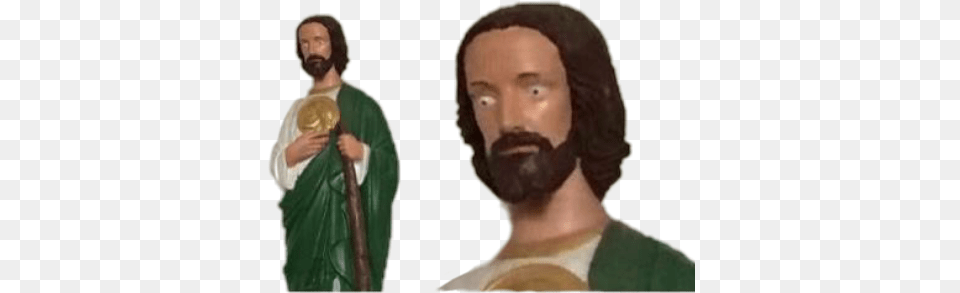 Meme Jess Jesucristo Dios Jesusinpactado Jesussorprend Stickers De Jesus Memes, Bronze, Adult, Head, Male Png