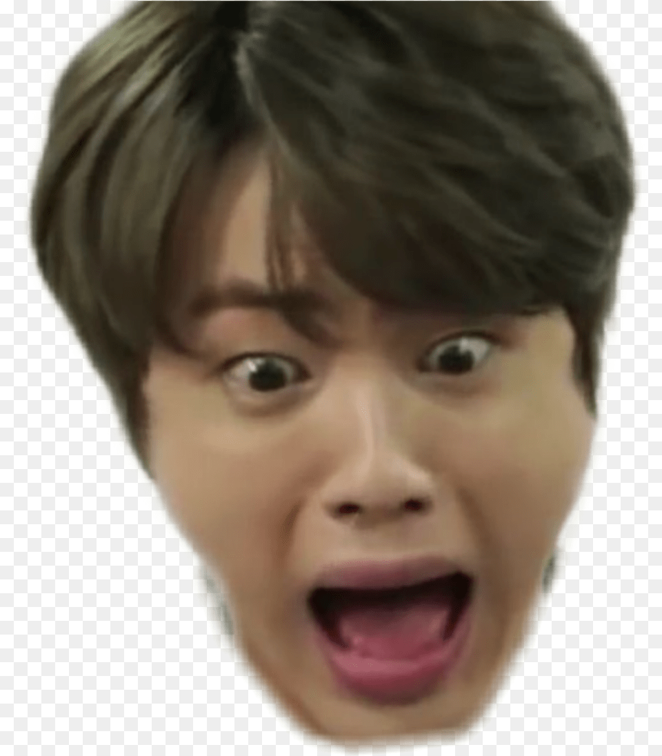 Meme Jin Bts Funny Faces, Baby, Face, Head, Person Free Transparent Png