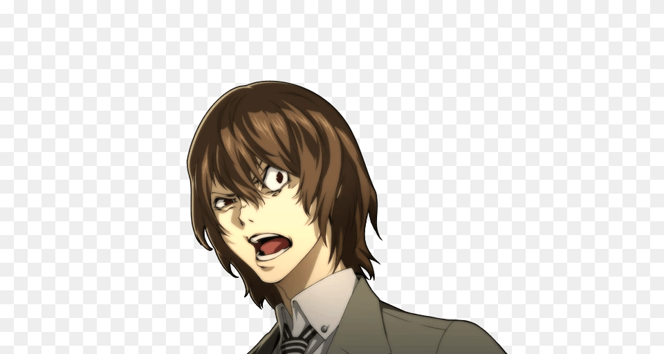 Meme Man Persona 5 Akechi Face, Adult, Publication, Person, Female Free Png