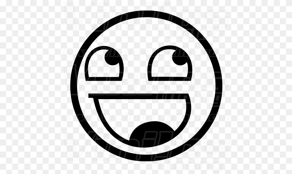 Meme Smile 01 Happy Awesome Face Black Background, Text, Scoreboard, Letter Free Png Download