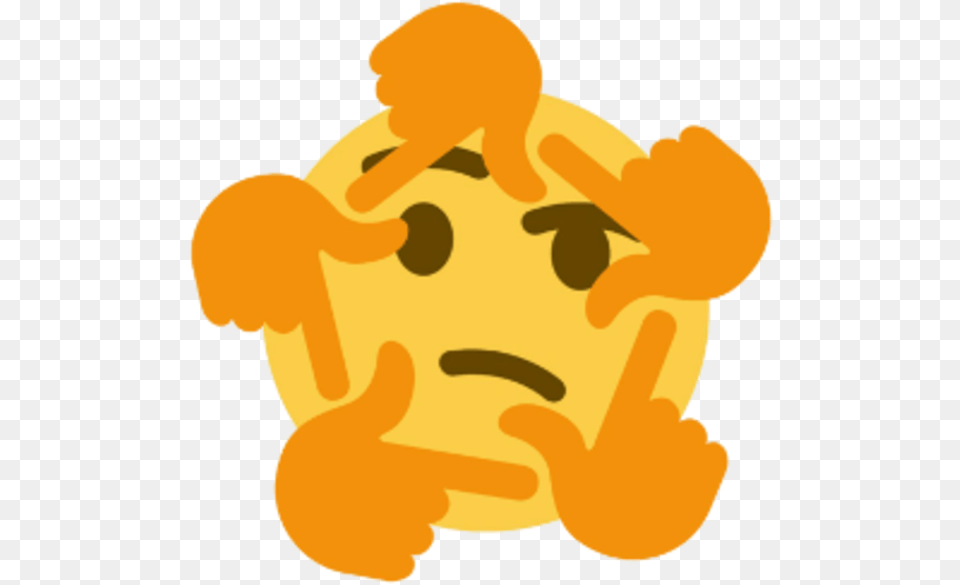 Meme Thinking Face Emoji, Baby, Person Png