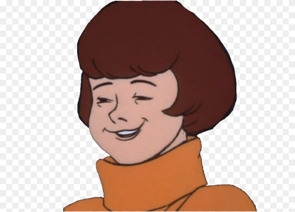 Meme Velma Scoobydoo Funny Girl Freetoedit, Adult, Female, Person, Woman Free Png