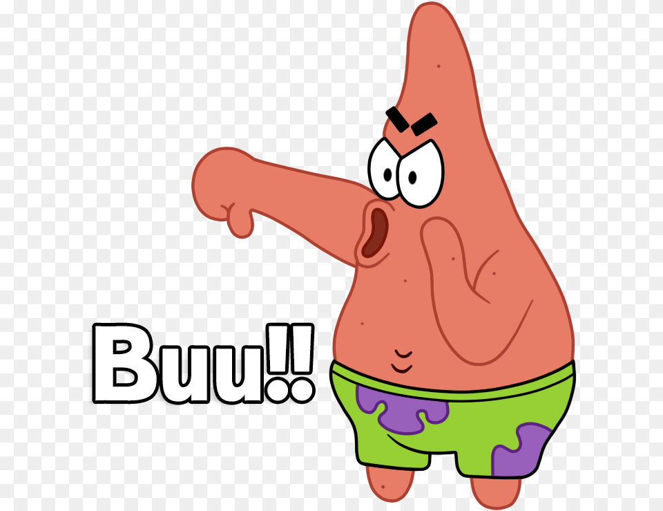 Memes Picture Patrick Star Thumbs Down, Baby, Person, Plush, Toy Free Transparent Png