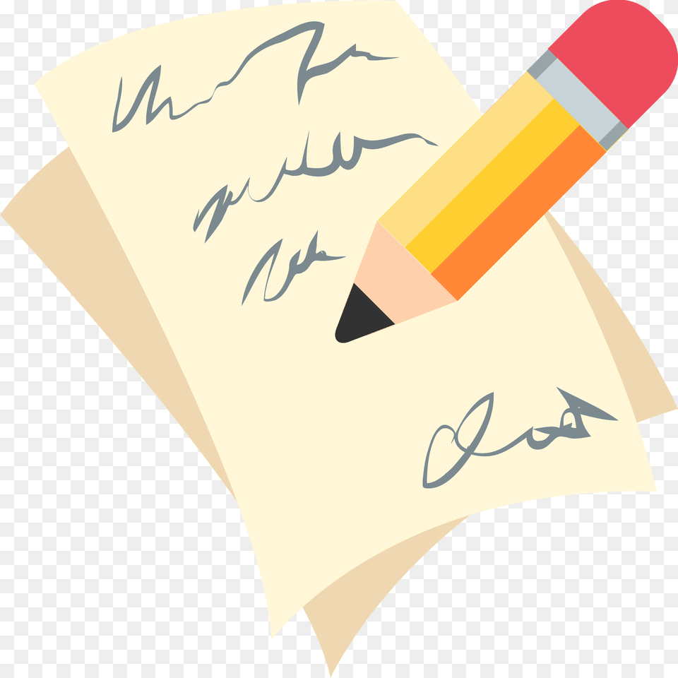 Memo Emoji Clipart, Text, Pencil, Handwriting Png