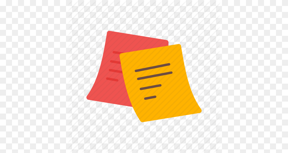 Memo Note Notes Paper Post Sticky Yellow Icon, File, Text Free Png