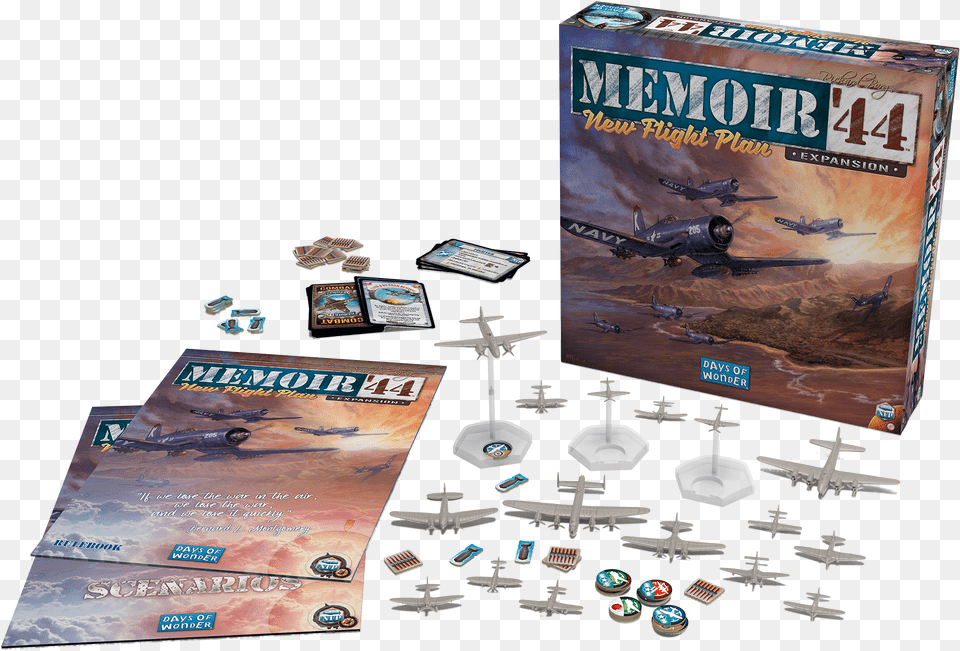 Memoir 44 New Flight Plan, Book, Publication, Aircraft, Airplane Free Png Download