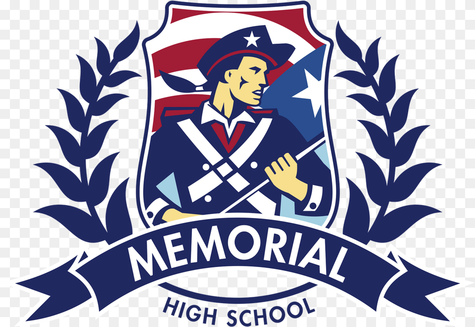 Memorial Hs Las Palmas Elementary School San Antonio Tx, Emblem, Symbol, Person, Logo Png Image