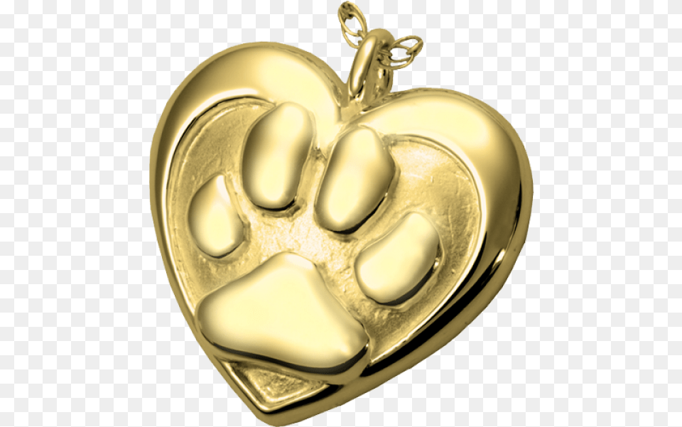 Memorial Jewelry Paw Gold, Accessories, Pendant, Locket Free Png