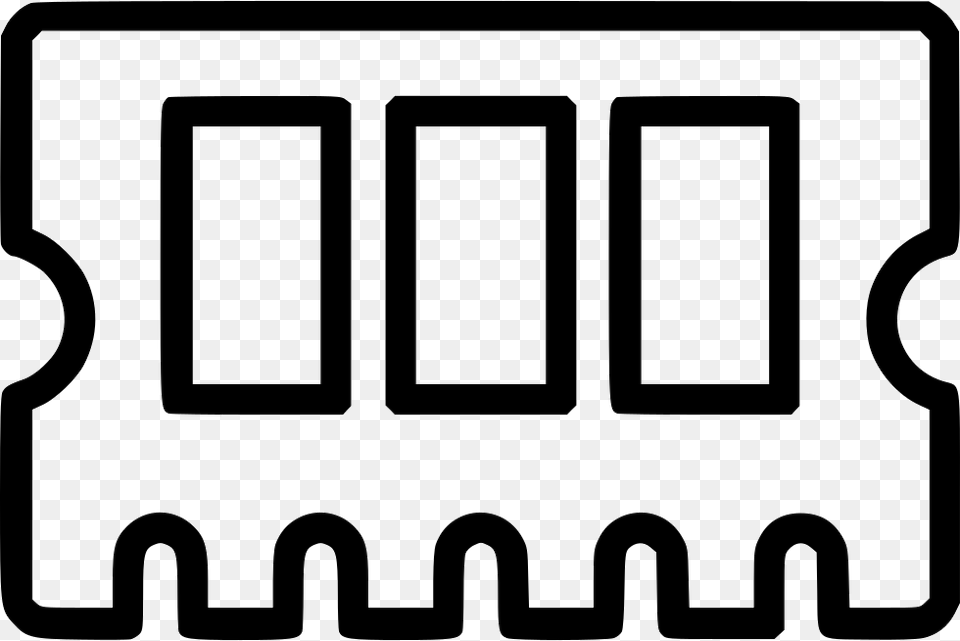 Memory Ram Hardware Icon Download, Text Png Image