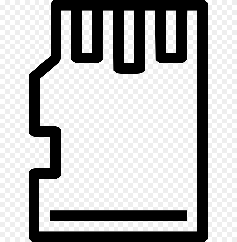 Memory Sd Card Storage Hardware Save Mobile Comments Memory Card Icon, Cutlery, Fork, Text, Stencil Free Png Download
